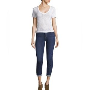 AG JEANS "THE PRIMA MID-RISE CIGARETTE ROLL-UP" Jeans In "09Y-ATS"